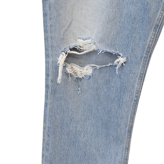 AGOLDE | Riley Distressed Straight Leg Cropped Jeans
