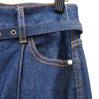 ZIMMERMANN | Ink Dark Wash Denim Wide Leg Jeans