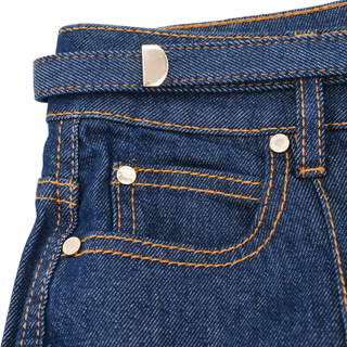 ZIMMERMANN | Ink Dark Wash Denim Wide Leg Jeans