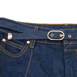 ZIMMERMANN | Ink Dark Wash Denim Wide Leg Jeans