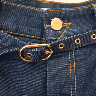 ZIMMERMANN | Ink Dark Wash Denim Wide Leg Jeans