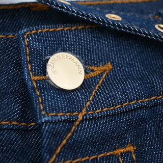 ZIMMERMANN | Ink Dark Wash Denim Wide Leg Jeans