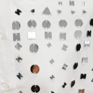 ESSENTIEL ANTWERP | Efirework Mirror White Button-Down Shirt