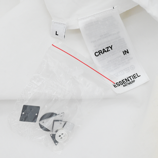 ESSENTIEL ANTWERP | Efirework Mirror White Button-Down Shirt
