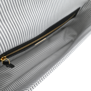 FENDI | Striped Cotton Baguette Bag