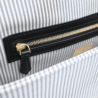 FENDI | Striped Cotton Baguette Bag
