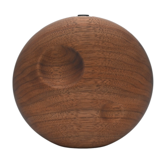 EITTEM | Moon Woodgrain Walnut Clutch Bag