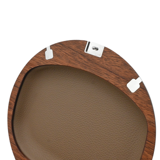 EITTEM | Moon Woodgrain Walnut Clutch Bag