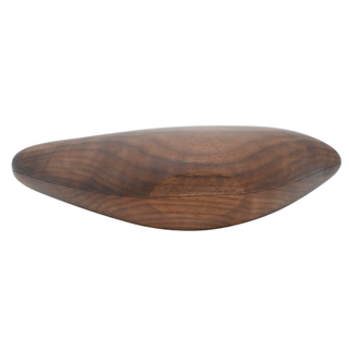 EITTEM | Bird Woodgrain Walnut Clutch Bag