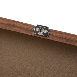 EITTEM | Bird Woodgrain Walnut Clutch Bag