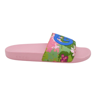 GUCCI | Pursuit Floral Print GG Slide Sandals