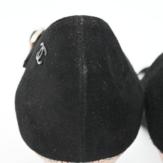 CHANEL | Black Suede CC High-Heels