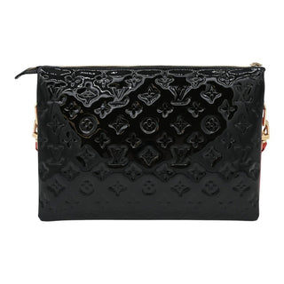 LOUIS VUITTON | Noir Monogram Vernis Coussin MM Bag