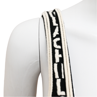 CHANEL | Logo Jacquard Plunge Neck Jumpsuit
