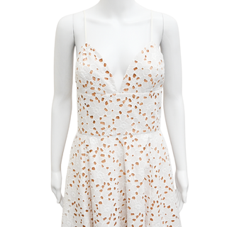 MK COLLECTION | Floral Cotton Eyelet Dress