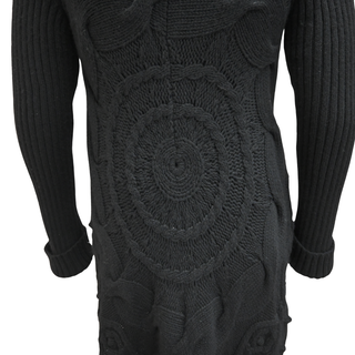 VALENTINO | Black Wool-Blend Knit Cardigan