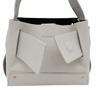 YUZEFI | Off-White Leather Dinky Bag