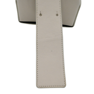 YUZEFI | Off-White Leather Dinky Bag