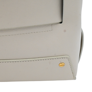 YUZEFI | Off-White Leather Dinky Bag