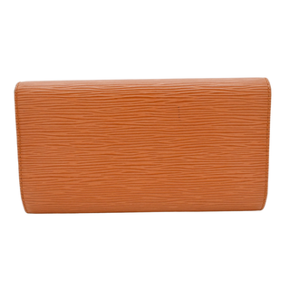 LOUIS VUITTON | Tan Epi Leather Porte Trésor International Wallet