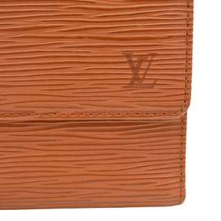 LOUIS VUITTON | Tan Epi Leather Porte Trésor International Wallet