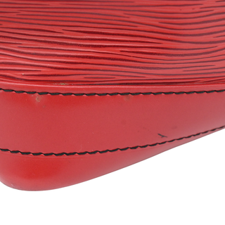 LOUIS VUITTON | Red Noe Epi Leather Bucket Bag