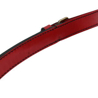 LOUIS VUITTON | Red Noe Epi Leather Bucket Bag