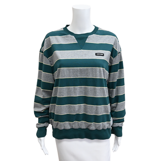 MIU MIU | Striped Jersey Sweatshirt