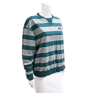 MIU MIU | Striped Jersey Sweatshirt