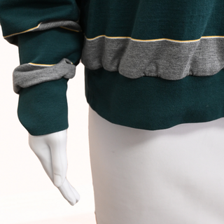 MIU MIU | Striped Jersey Sweatshirt