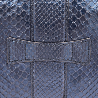 GUCCI | Blue Python Soft Stirrup Clutch