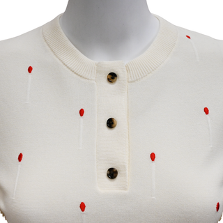 BOTTEGA VENETA | Embroidered Matches Top