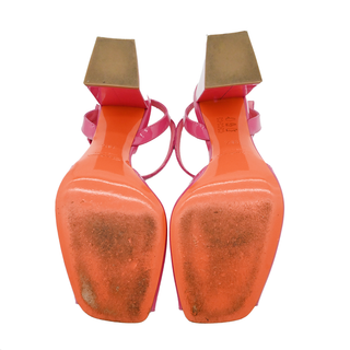 SANTONI | Pink Patent Walnut Heels