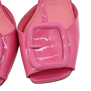 SANTONI | Pink Patent Walnut Heels