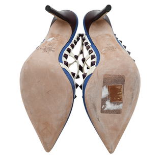 VALENTINO GARAVANI | Colorblock Rockstud Cage Pumps