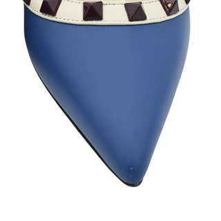 VALENTINO GARAVANI | Colorblock Rockstud Cage Pumps