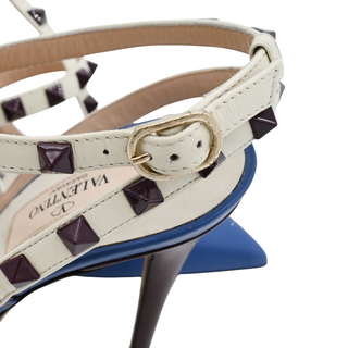 VALENTINO GARAVANI | Colorblock Rockstud Cage Pumps