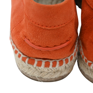 HERMES | Trip Orange Suede Espadrilles