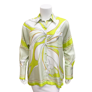 TORY BURCH | Twisty Flower Silk Blouse