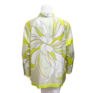 TORY BURCH | Twisty Flower Silk Blouse