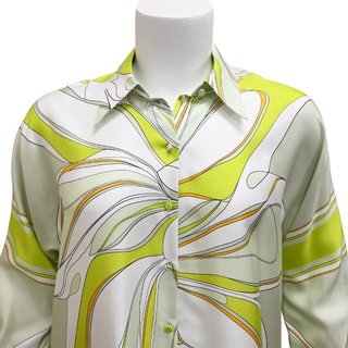 TORY BURCH | Twisty Flower Silk Blouse