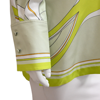 TORY BURCH | Twisty Flower Silk Blouse