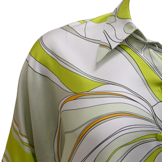 TORY BURCH | Twisty Flower Silk Blouse