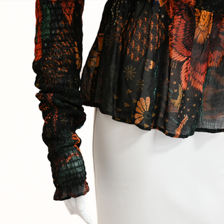 FARM RIO | River Creatures Chiffon Blouse
