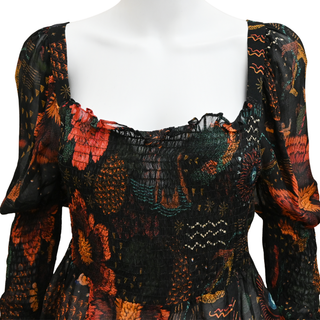 FARM RIO | River Creatures Chiffon Blouse