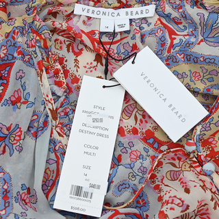 VERONICA BEARD | Destiny Floral Chiffon Mini Dress