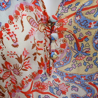 VERONICA BEARD | Destiny Floral Chiffon Mini Dress