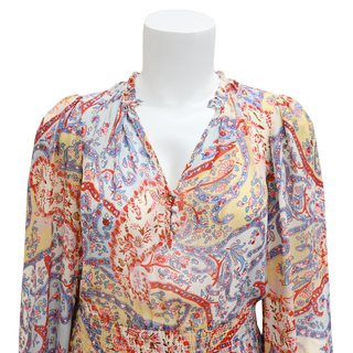 VERONICA BEARD | Destiny Floral Chiffon Mini Dress