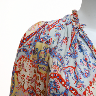 VERONICA BEARD | Destiny Floral Chiffon Mini Dress