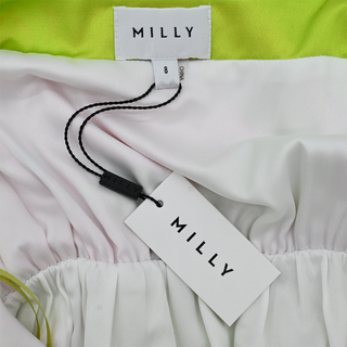 MILLY | Liliana Cosmos Chartreuse Multi Dress